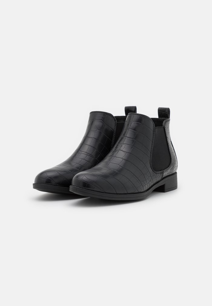 Bottines Anna Field Plates Slip on Noir Femme | MGB-2370814